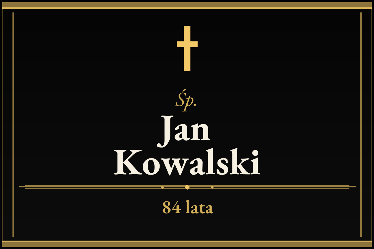 Jan Kowalski